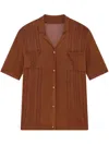 Donde Esteban Guayabera Shirt In Brown
