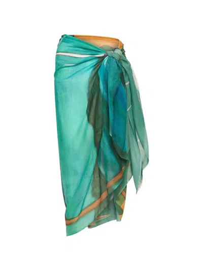 Donde Esteban Magdalena Print Pareo In Multi