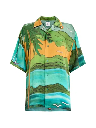 Donde Esteban Magdalena Short-sleeve Shirt In Green