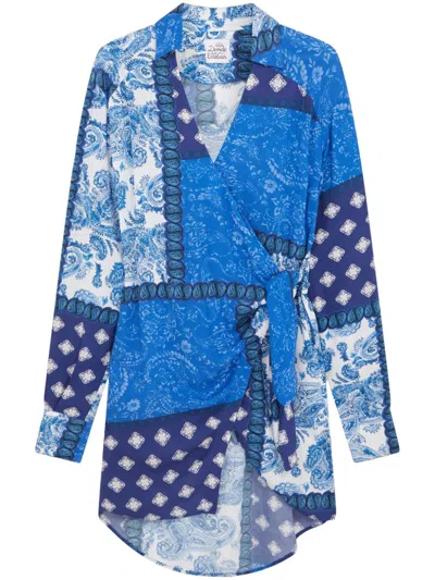 Donde Esteban Midnight Dress In Blue