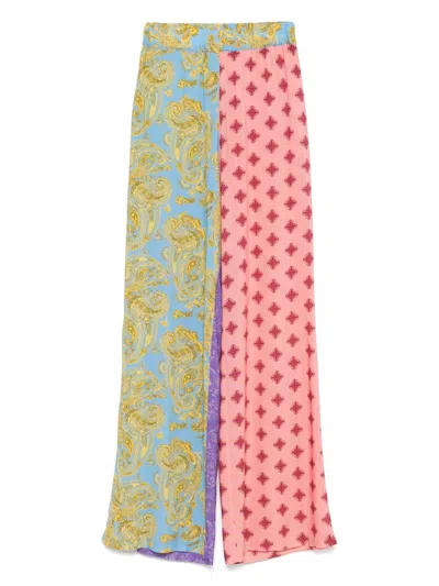 Donde Esteban Paisley-print Trousers In Pink