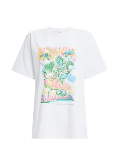 Donde Esteban Printed T-shirt In White