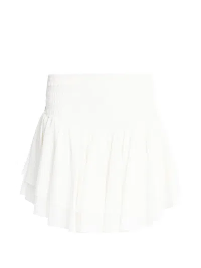 Donde Esteban Ruffled Mini Skirt In Multi