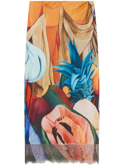 DONDE ESTEBAN SALPICON MIDI SKIRT