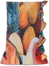 Donde Esteban Salpicon Mini Skirt In Orange