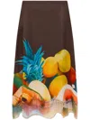 Donde Esteban Salpicon Skirt In Brown