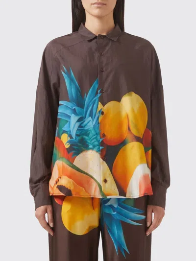 Donde Esteban Shirt Woman  In Brown