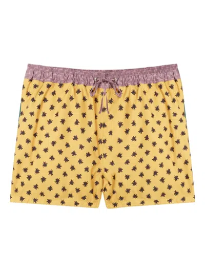 Donde Esteban Star-print Swim Shorts In Multi