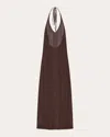 Donde Esteban Guayabera Midi Dress In Brown