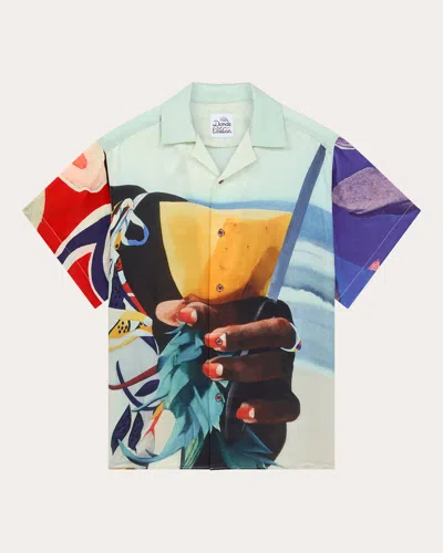 Donde Esteban Salpicon Shirt In Blue