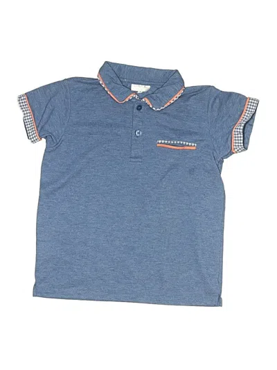 Pre-owned Dondolo Kids' Short Sleeve Top Blue Tops