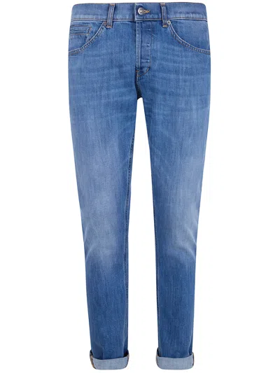 Dondup 5 Pockets Stretch Skinny "george" Jeans In Blue