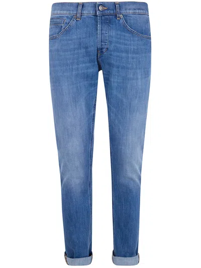 Dondup 5 Pockets Stretch Skinny "george" Jeans In Blue