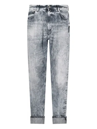 Dondup Loose Fit Paco Jeans In Gray
