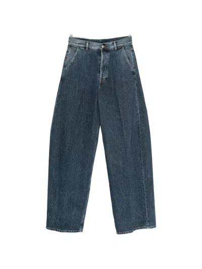 Dondup Alek Wide-leg Jeans In Blue