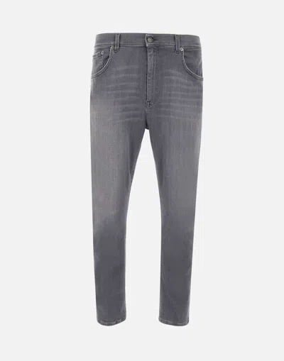Dondup Alex Black Slim Fit Jeans In Grey