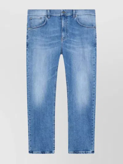 DONDUP ALEX FADED BELT LOOPS TROUSERS
