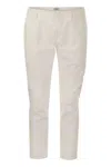 Dondup Men's Alfredo - Slim-fit Cotton Trousers