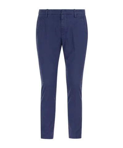 DONDUP ALFREDO - SLIM-FIT COTTON TROUSERS