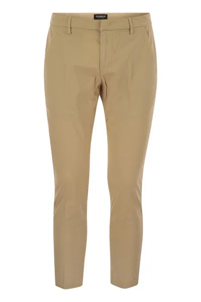 DONDUP DONDUP ALFREDO - SLIM-FIT COTTON TROUSERS