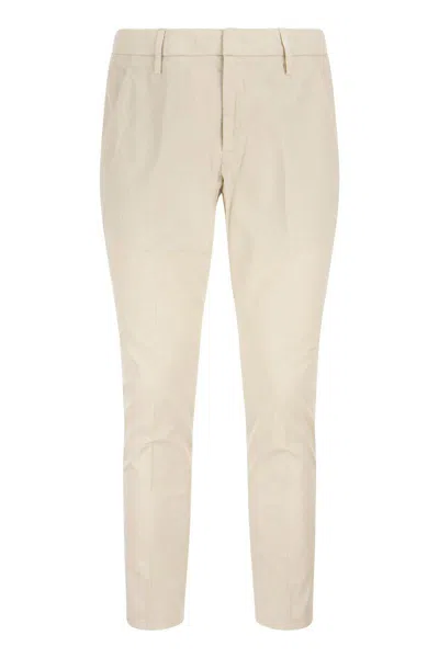 DONDUP DONDUP ALFREDO - SLIM-FIT COTTON TROUSERS