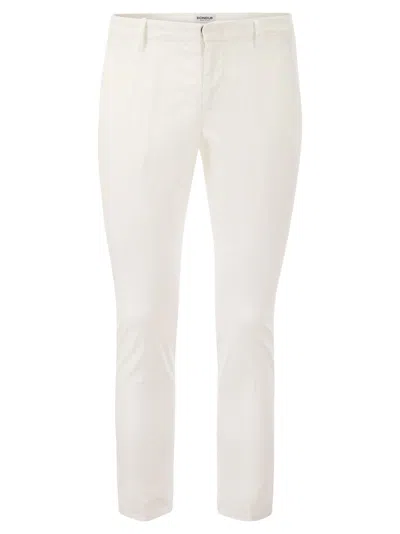 DONDUP ALFREDO - SLIM-FIT COTTON TROUSERS
