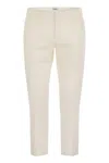 Dondup Men's Alfredo - Slim-fit Cotton Trousers In White