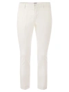 Dondup Men's Alfredo - Slim-fit Cotton Trousers In White