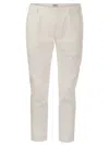 DONDUP DONDUP ALFREDO SLIM FIT COTTON TROUSERS