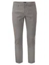 DONDUP DONDUP ALFREDO SLIM FIT COTTON TROUSERS