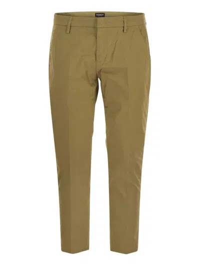 Dondup Alfredo Welt Pocket Trousers In Green