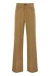 Dondup Amber Five-pocket Trousers In Brown