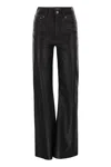 Dondup Five-pocket Trousers In Black