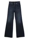Dondup Straight-leg Jeans With Mid-rise Waist In Blue