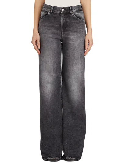 Dondup Amber Denim Pants In Gray