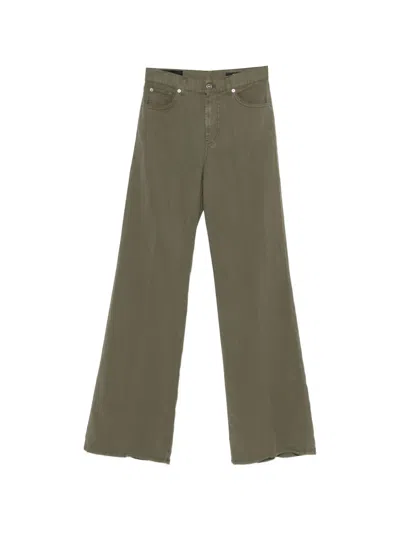 Dondup Amber Five-pocket Jeans In Green