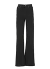 Dondup Wide-leg Palazzo Jeans Belt Loops In Black