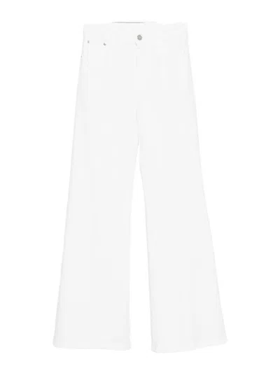 Dondup Amber Jeans In Flared White