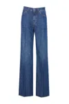 Dondup Flared Trousers With Pockets And Belt Loops In Non Definito