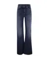Dondup Pantalone Amber Blu In Black