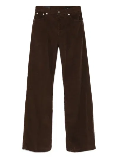 Dondup Amber Trousers In Brown