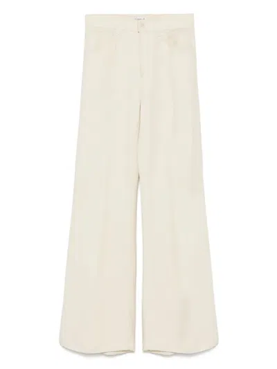 Dondup Amber Trousers In Neutrals