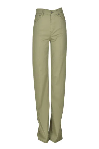 Dondup Amber Trousers In Green