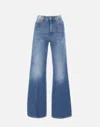 Dondup Mid-rise Flared Jeans In Blue