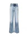 Dondup Amber Wide Leg Denim Jeans