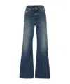 Dondup Amber Wide-leg Jeans In Blue