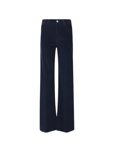 Dondup Amber Wide-leg Jeans In Black