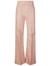 Dondup Amely Trousers Front Back Pockets In Pink