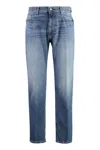 Dondup Andi5-pocket Straight-leg Jeans In Navy