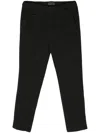 Dondup Ariel Cropped-leg Trousers In Black